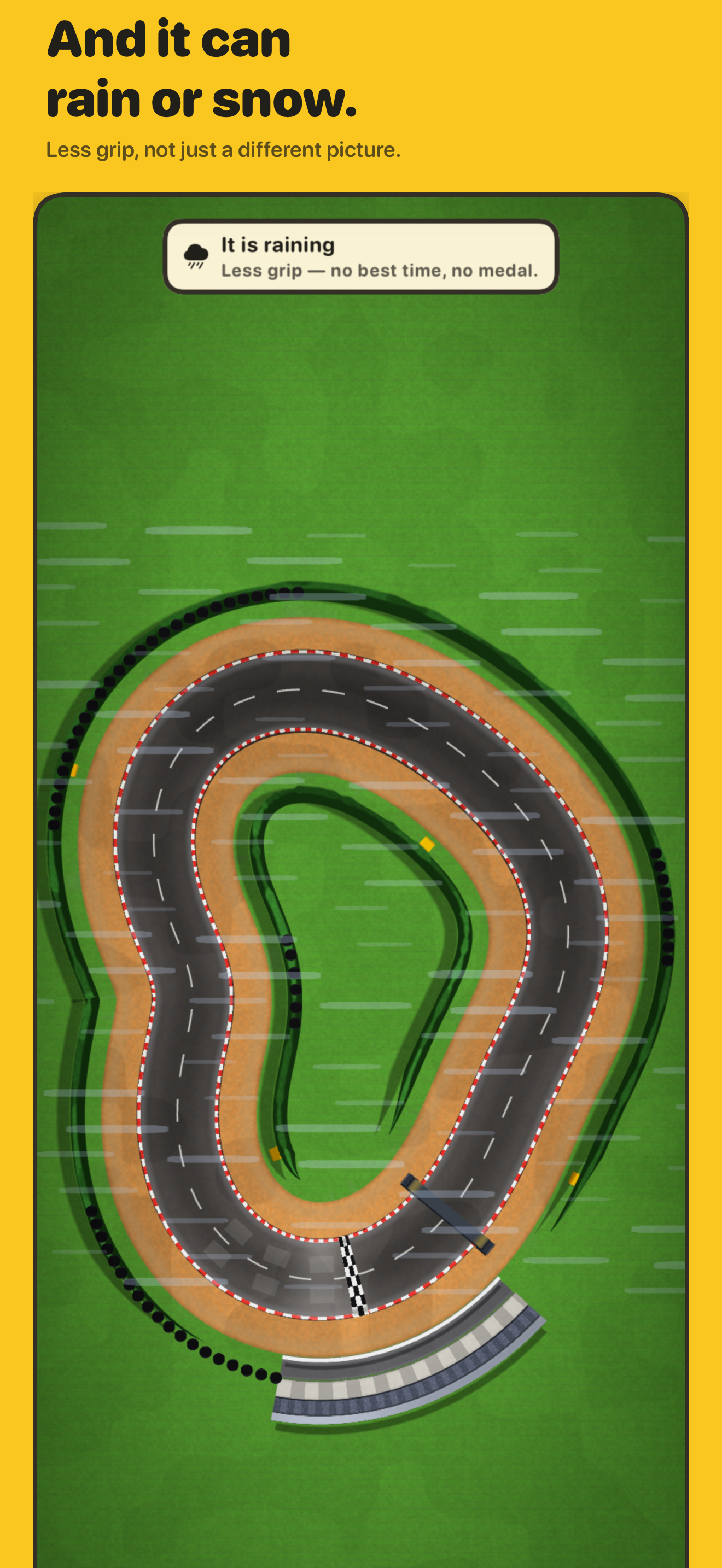 The same circuit in the rain